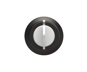 ABB M2SSK3-101 Modular Selector Switch, 2 Position Momentary, spring return from C to B, Key, Black/Key, Non-Illuminated, Black plastic, No Contact Block (ABB1SFA611282R1001)