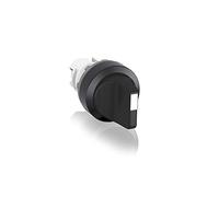 ABB M3SS1-10B Modular Selector Switch, 3 Position, Short handle, Black, Non-Illuminated, Black plastic, No Contact Block (ABB1SFA611210R1006)