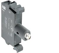 ABB MLBL-01W Modular LED block, 24V AC/DC, Integrated LED, White, Illuminated (ABB1SFA611621R1015)