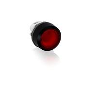 ABB MP1-11R Modular Pushbutton, Momentary, Flush, Red, Illuminated, Black plastic, No Contact Block (ABB1SFA611100R1101)
