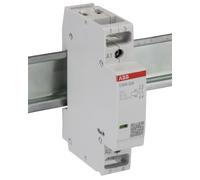 ABB Protecta Plus ESB16-20N-01 Installation Contactor • 16 Current • 2 NO 2-Pole Modular Contactor • 24 V Control Voltage • DIN Rail Mount 18 mm Width • 1SBE111111M0120