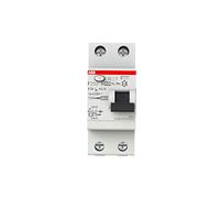 ABB Protecta Plus F202 A-63/0.1 Residual Current Circuit Breaker • 2 Pole • 63A • Type A • 100mA • RCCB • DIN Rail • F200 Series • Earth Fault Protection • 2CSF202101R2630