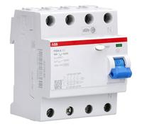 ABB Protecta Plus F204 A-63/0.03 Residual Current Circuit Breaker • 4 Pole • 63A • Type A • 30mA • RCCB • DIN Rail • F200 Series • Earth Fault Protection • 2CSF204101R1630