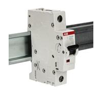 ABB Protecta Plus S201M-B50 Miniature Circuit Breaker • 1 Pole • 50A • Type B • 230V AC • 10kA Breaking Capacity • DIN Rail MCB • System Pro M Compact S200M • 2CDS271001R0505