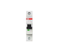 ABB Protecta Plus S201M-C10 Miniature Circuit Breaker • 1 Pole • 10A • Type C • 253V AC • 10kA Breaking Capacity • DIN Rail MCB • System Pro M Compact S200M • Circuit Protection • 2CDS271001R0104