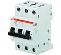 ABB Protecta Plus S203M-B6 Miniature Circuit Breaker • 3 Pole • 6A Type B • 440V AC / 12V DC • 10kA Breaking Capacity • DIN Rail Mount • System pro M Compact • Industrial MCB • 2CDS273001R0065