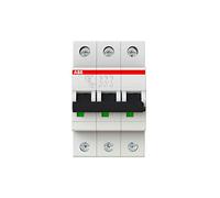 ABB Protecta Plus S203M-C20 Miniature Circuit Breaker • 3 Pole • 20A Type C • 440V AC / 12V DC • 10kA Breaking Capacity • DIN Rail Mount • System pro M Compact • Industrial MCB • 2CDS273001R0204