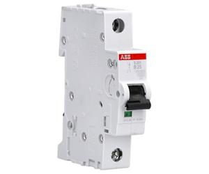 ABB S201-B25 Miniature Circuit Breaker, 1 Pole, Type B, 6/10kA Breaking Capacity, 25 Amp Current (2CDS251001R0255)