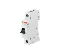 ABB S201-C2 Miniature Circuit Breaker, 1 Pole, Type C, 6/10kA Breaking Capacity, 2 Amp Current (2CDS251001R0024)
