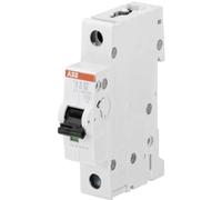 ABB S201-C2 Miniature Circuit Breaker, 1 Pole, Type C, 6/10kA Breaking Capacity, 2 Amp Current (2CDS251001R0024)