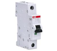 ABB S201-C32 Miniature Circuit Breaker, 1 Pole, Type C, 6/10kA Breaking Capacity, 32 Amp Current (2CDS251001R0324), grey