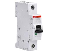 ABB S201-C63 Miniature Circuit Breaker, 1 Pole, Type C, 6/10kA Breaking Capacity, 63 Amp Current (2CDS251001R0634)