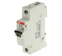 ABB S201-D4 Miniature Circuit Breaker, 1 Pole, Type D, 6/10kA Breaking Capacity, 4 Amp Current (2CDS251001R0041)
