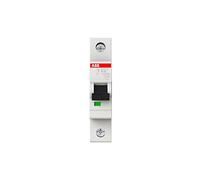 ABB S201M-B50 Miniature Circuit Breaker, 1 Pole, Type B, 10kA/15kA Breaking Capacity, 50 Amp Current (2CDS271001R0505)