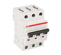 ABB SH203-C10 Miniature Circuit Breaker, 3 Pole, 10 Amp (ABB2CDS213001R0104)