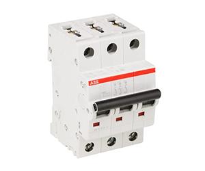 ABB SH203-C10 Miniature Circuit Breaker, 3 Pole, 10 Amp (ABB2CDS213001R0104)