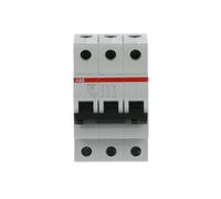 ABB SH203-C16 Miniature Circuit Breaker, 3 Pole, 16 Amp (ABB2CDS213001R0164)