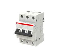 ABB SH203-C6 Miniature Circuit Breaker, 3 Pole, 6 Amp (ABB2CDS213001R0064)