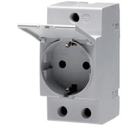 ABB System pro M compact Wall Outlet Modular (European Socket) - 2CSM211000R0721