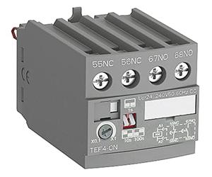 ABB TEF4-ON Frontal Electronic Timer, Block Contactors Accessories (ABB1SBN020112R1000)