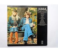 Abba - Abba Greatest Hits LP Epic EPC69218 EX/EX 1976 orange label, includes Fernando [VINYL]