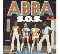 Abba - ABBA / S.O.S. / MAN IN THE MIDDLE / 1975 / Bildhülle / Polydor # 2001 585 / Deutsche Pressung / 7" Vinyl Single Schallplatte /