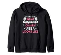 Abba Design: World's Greatest Abba Zip Hoodie