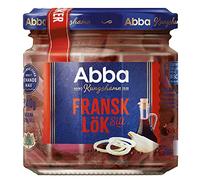 Abba Fransk Loksill | French Onion Marinated Pickled Herring 240g | Traditional Scandinavian recipe with rich French onion marinade. Ready-to-serve, 240g jar - perfect as a classic appetizer