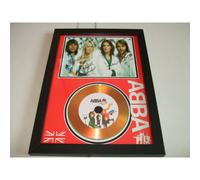 abba signed gold disc