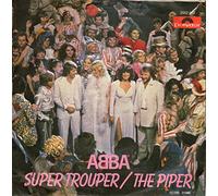 ABBA - SUPER TROUPER / THE PIPER / ABBA / Bildhülle 1980 / Deutsche Pressung / Polydor # 2002 012 / 7" Vinyl Single Schallplatte