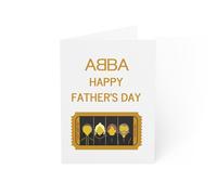 Abba Voyage Father's Day Ticket Themed Birthday Card with Voyage Ticket Style Insert