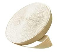 Abbaoww 50 Yards Cotton Twill Tape Ribbon 1.5 Inch, Soft Natural Webbing Herringbone Tape for Sewing DIY Craft, Beige