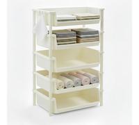 Abbaware 5 Tier Open Storage Rack, White