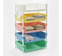 Abbaware 5 Tier Storage Rack, Multi-Functional, Macaron