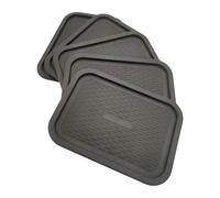 ABBAware Set of 5 Lids, Plastic Storage Box Covers, Durable Stackable Basket Lids, Modern Grey