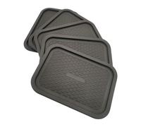 Abbaware Set Of 5 Lids, Plastic Storage Box Covers, Durable Stackable Basket Lids, Modern Grey