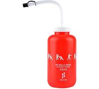 Abbcoert 1 Liter Sports Water Bottle With Straw Boxing Sports Training Water Bottle, Squeeze Type Leak-Proof Water Cup-Ideal For Baseball Gym Yoga Sports Boxing Cycling Football (red)