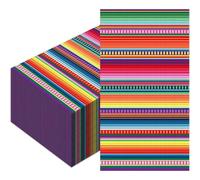Abbdbd 100 Pack Mexican Fiesta Guest Napkins Mexican Themed Colorful Dinner Napkins Mexican Fiesta Paper Hand Towel for Cinco De Mayo Fiesta Baby Shower Birthday