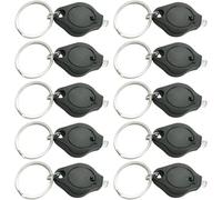 Abbdbd 10pcs Led Mini Uv Keychain Light Ultraviolet Key Chain Lamp Torch for Money Scorpion Pet Stains Cat Tinea Marker