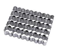 Abbdbd 25 Cavity Bone Shaped Cookies Cutters Chocolate Stainless Steel Cookie Cut Mold Cute Baking Tool Biscuit Embosser