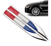 Abbdbd 2pcs/set Car Emblem Sticker France Car Sticker Decal Bumper Body Decoration Flag Badge Emblem Car Sticker