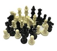 Abbdbd 32pcs Chess Set Chess Piece Master of Chess Wooden Chess Set Handmade Tournament Chess Set Without Chess Table 49mm
