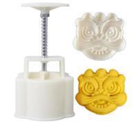 Abbdbd 3d Mooncake Mold National Tide Style Patterns Mooncake Molds Press Cookie Mould for -autumn Dessert Molds 50g