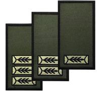 Abbdbd 3Pcs Chevrons Sergeant Stripes Israel Golani Brigade Embroidered Patches Uniform Shoulder Hook Tab Badges