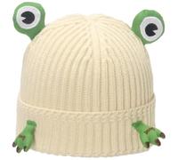 Abbdbd Cute Green Frog Knitted Beanie, Crochet Hat, Cute Anime Warm Bucket Hat, Froggy Lover Gifts