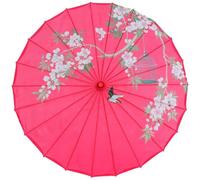 Abbdbd Handmade Oiled Parasol, 32in Chinese Art Classical Dance Umbrella Japanese Geisha Oiled Paper Umbrella for Photography Cosplay