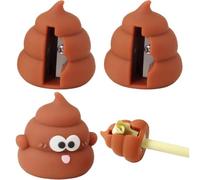Abbdbd Manual Pencil Sharpener Poop Shaped Pencil Sharpener Pencil Cutter Office School Table Sharpeners Stationery for Student