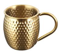 Abbdbd Moscow Cup, Hammer Pattern Cup With 304 Stainless Steel Inner Liner Moscow Cup For Cold Drinks, Beer, Cocktails, Bars