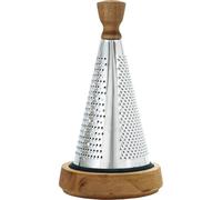 Abbdbd Multifunctional Cheese Grater Stainless Steel Manual Cone-shaped Grater Household Grater for Cheese, Chocolate, Vegetables