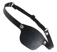 Abbdbd Pu Leather Eye Mask Medieval Steampunk Single Eye Mask Retro Pirate Leather Eyepatch Halloween Carnival One-eyed Prop